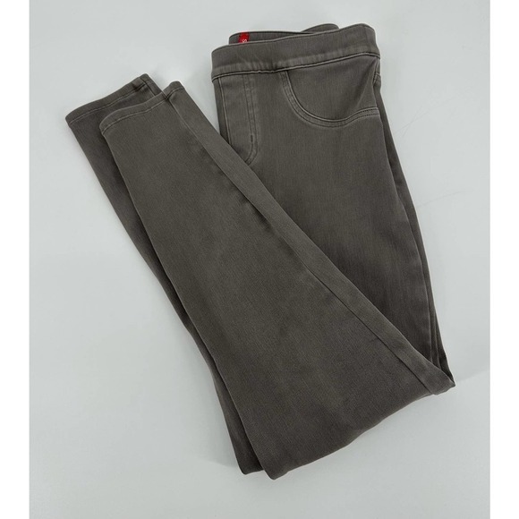 SPANX Jean-ish Ankle pull on Leggings size M Earthy Taupe - Picture 6 of 9